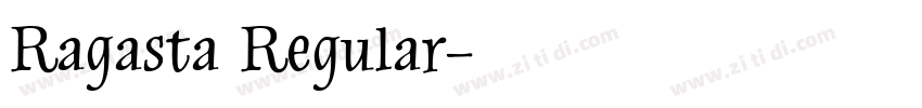 Ragasta Regular字体转换